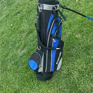 Blue and Black Golf Bag